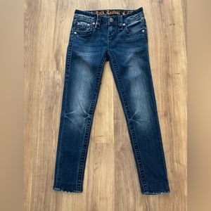 Rock Revival Alicia Mid-rise Skinny Jeans, size 24